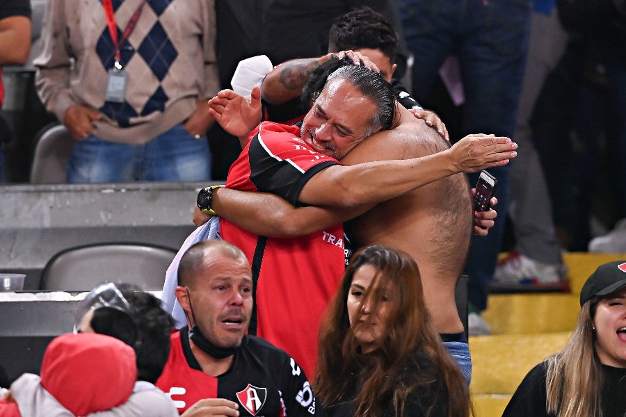 Afición de Atlas en la Final de Vuelta ante León