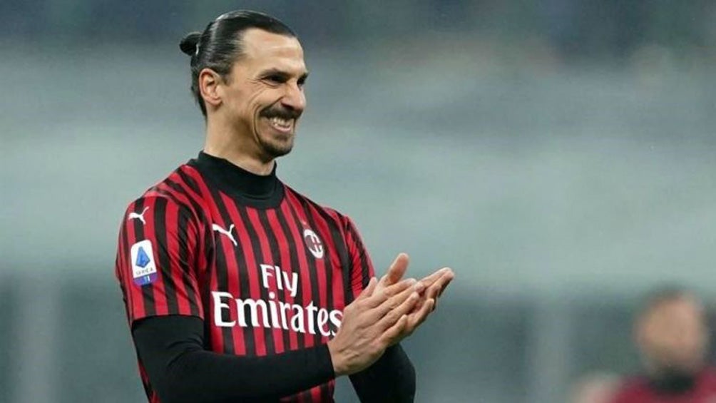 Ibrahimovic en un partido con el Milan