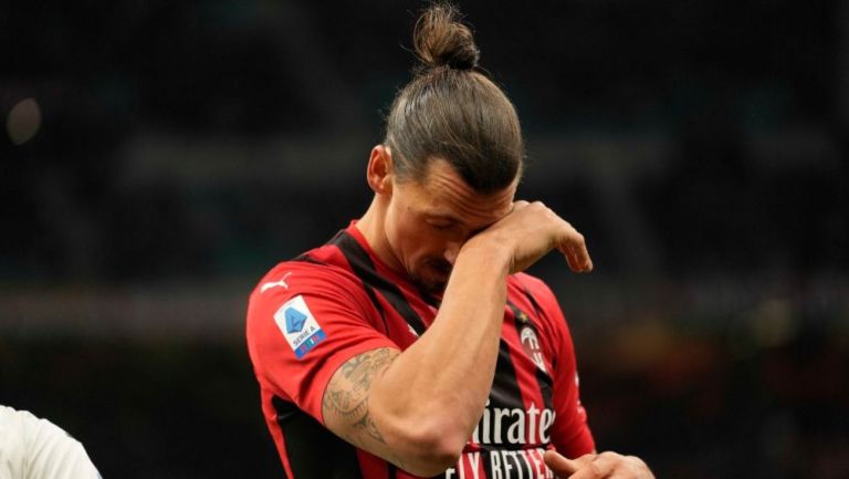 Ibrahimovic en un partido del Milan