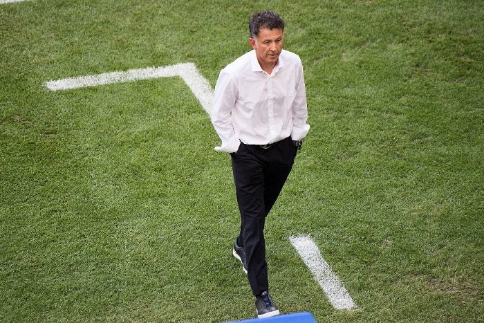 Juan Carlos Osorio durante un partido con México