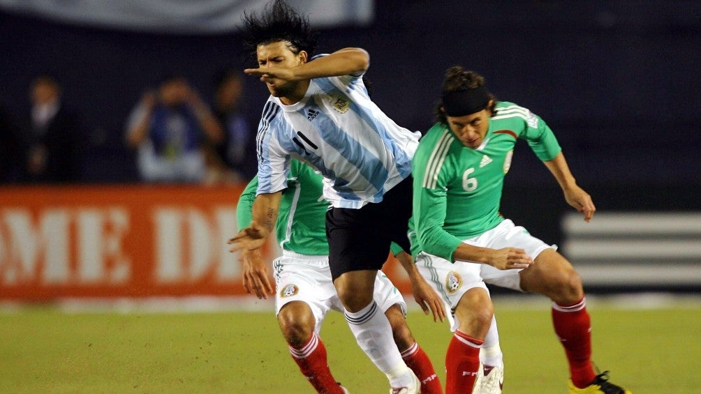 'Kun' Agüero frente al Tri en 2008