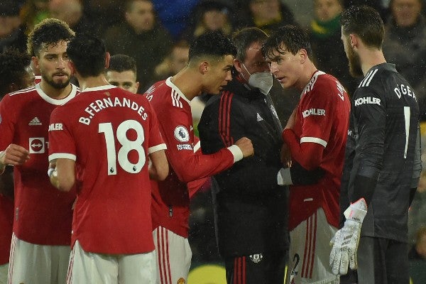 Manchester United durante partido