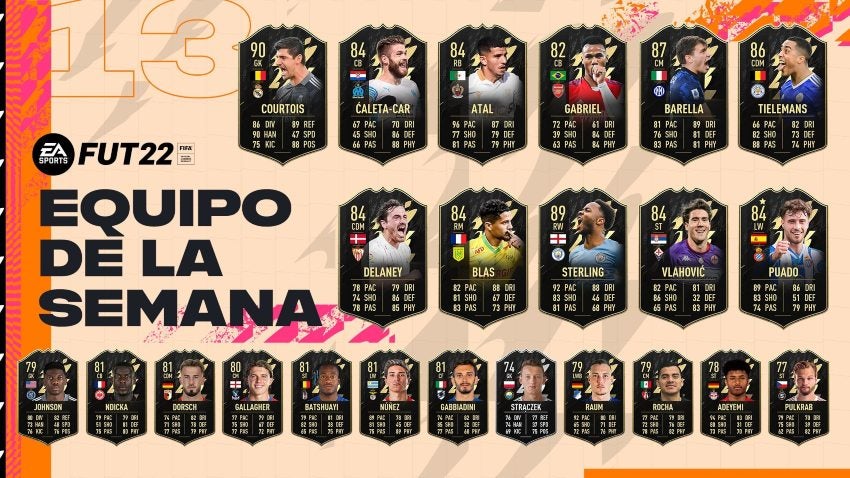 Equipo de la Semana 13 de FIFA 22