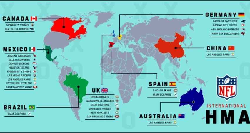 Lugares donde tendrán oportunidades la NFL 