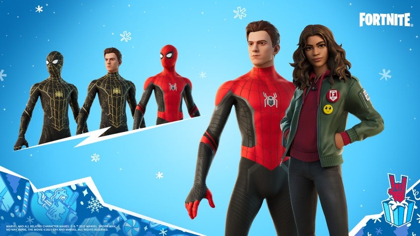 Trajes de Spider-Man No Way Home llegan a Fortnite