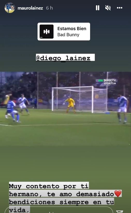 El mensaje de Mauro a Diego Lainez