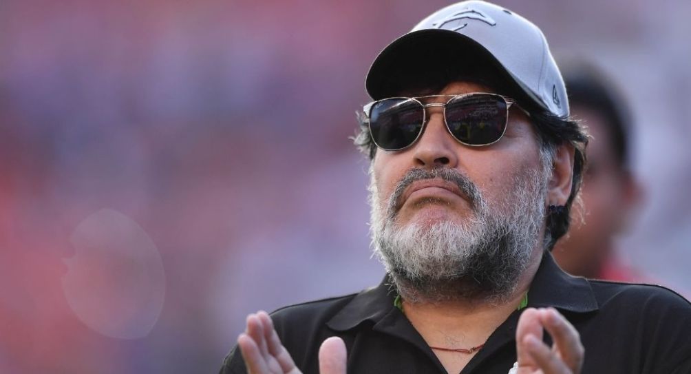 Maradona entrenando en México