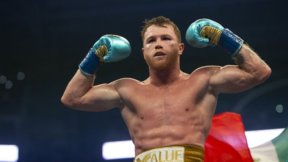 Canelo Álvarez luego de un combate