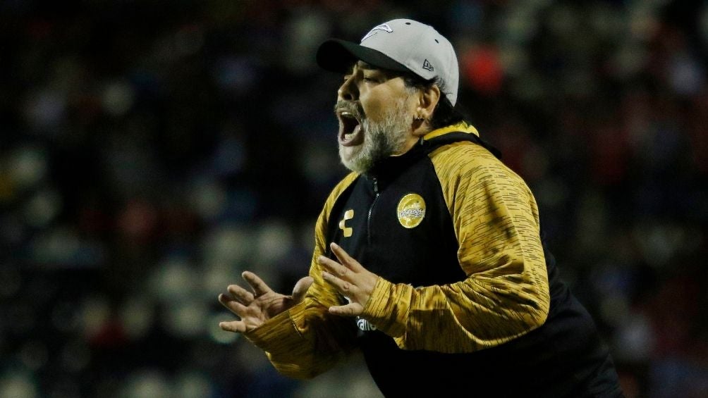 Maradona en su paso por Dorados