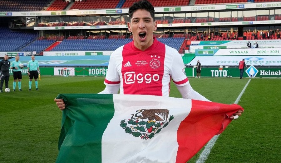 Álvarez tras conseguir título con el Ajax