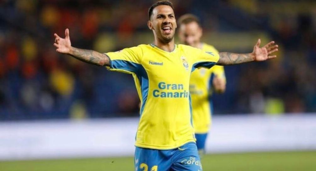 Jonathan Viera jugando con Las Palmas