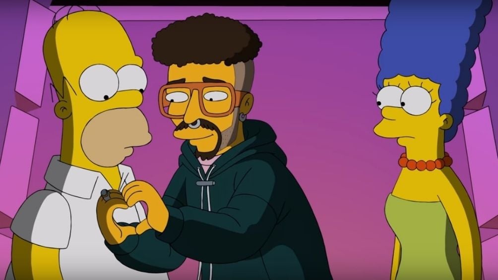 Bad Bunny debuta en Los Simpson 