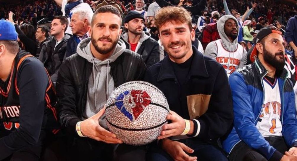 Koke y Griezmann asisten a partido de NBA