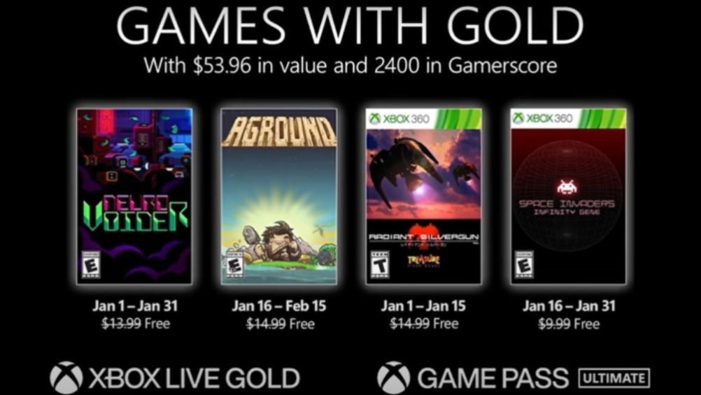 Juegos Xbox Live Gold