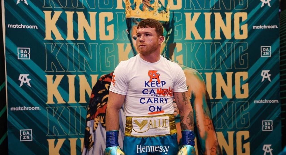 Canelo Álvarez antes de una pelea