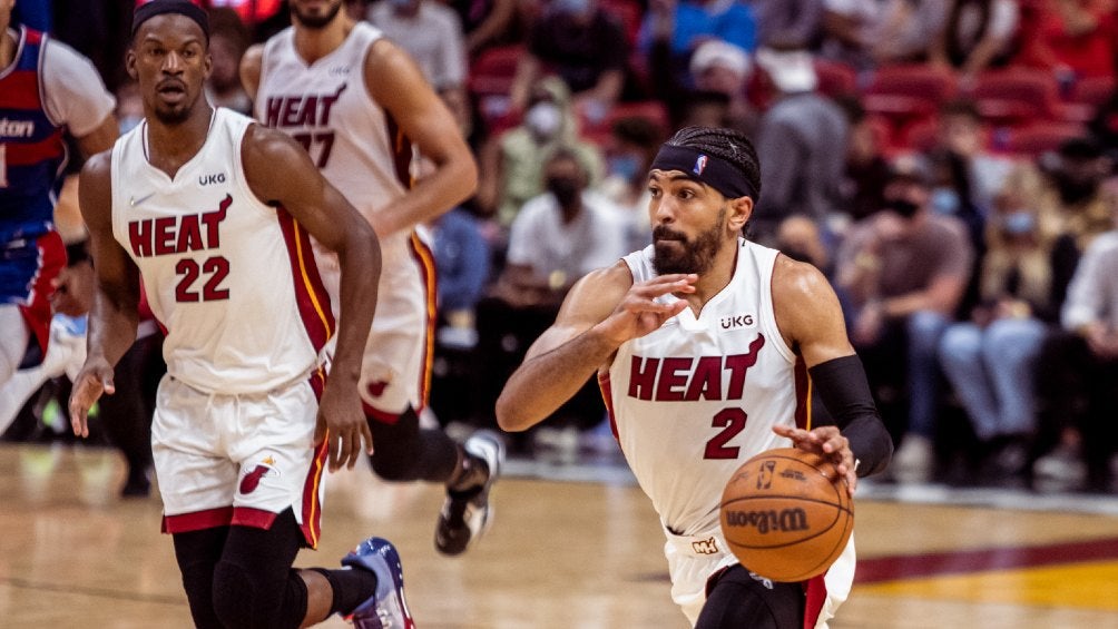 Miami Heat durante un partido en la NBA