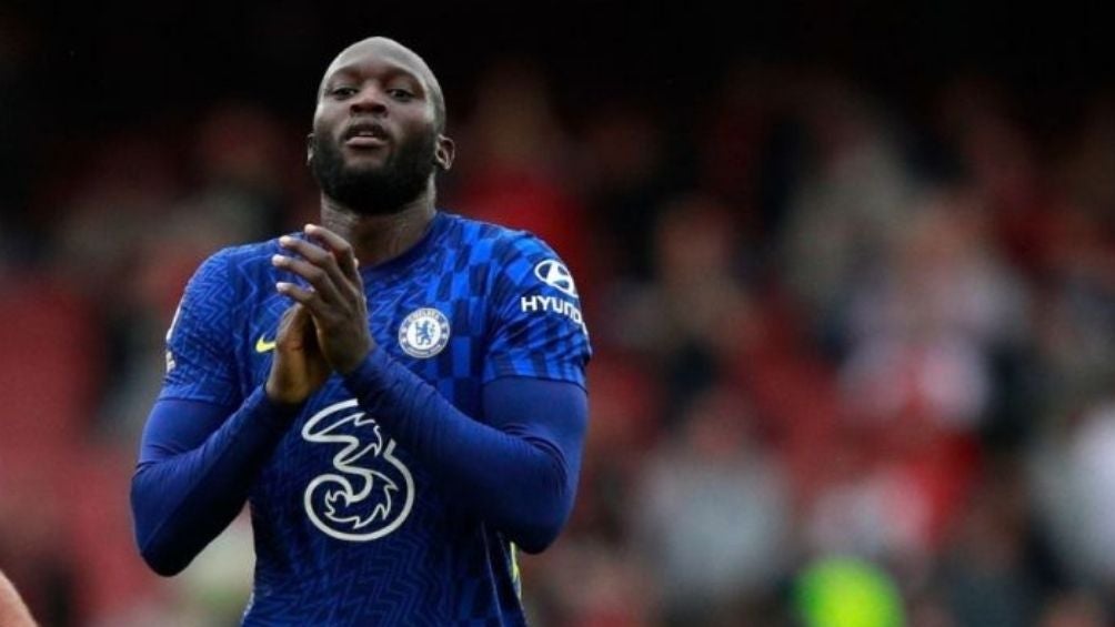 Lukaku en un partido con el Chelsea