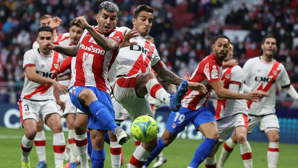 Ángel Correa en acción con el Atlético de Madrid