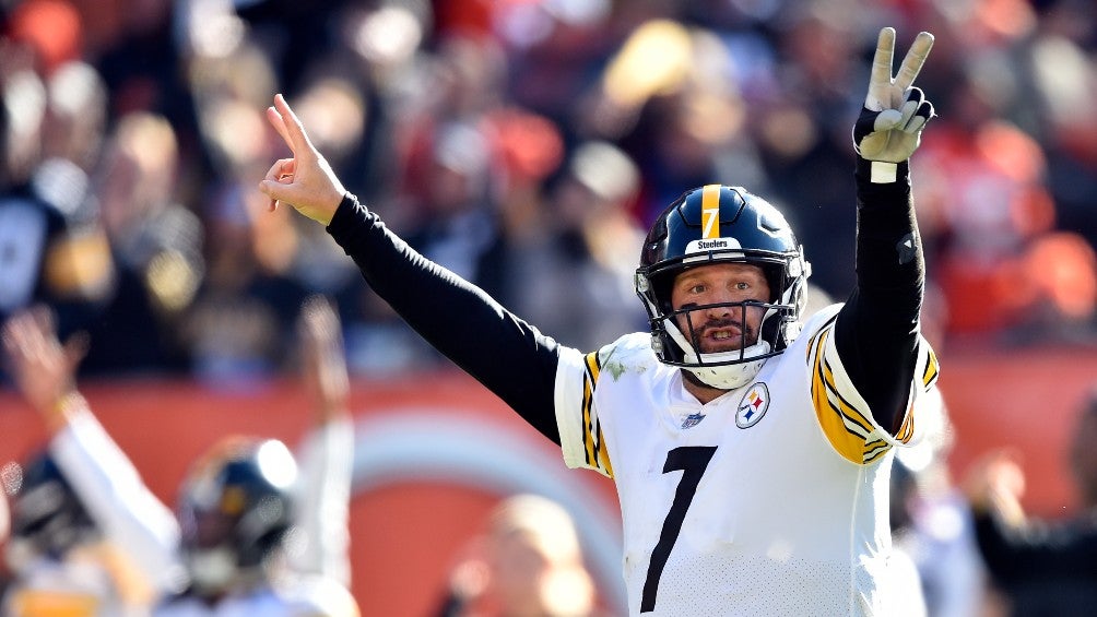 Ben Roethlisberger durante un partido con Steelers