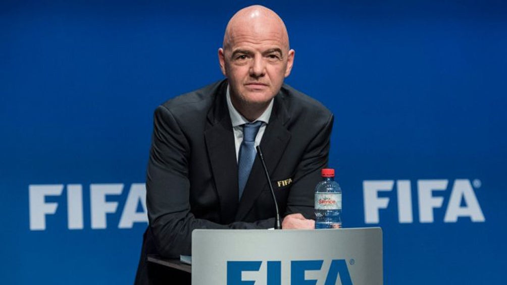 Gianni Infantino, en conferencia de prensa