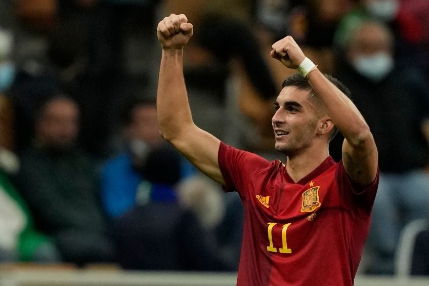 Ferran Torres con la Selección de España