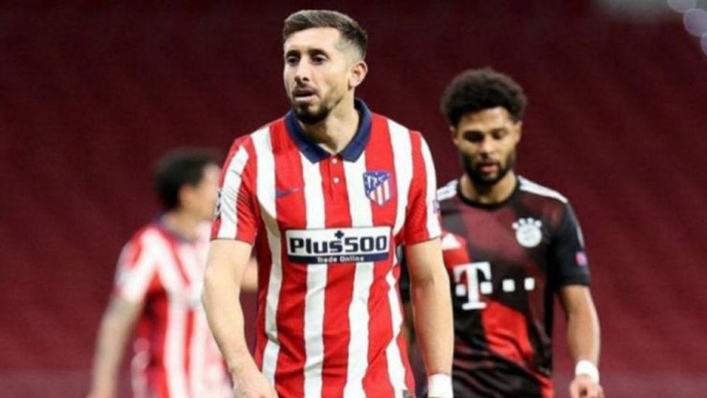 Héctor Herrera en un partido del Atlético de Madrid