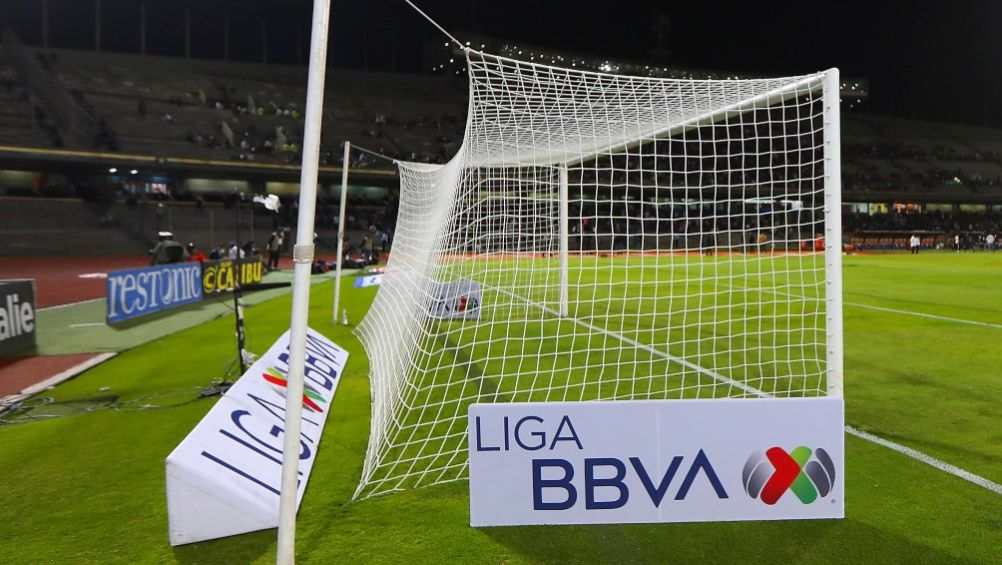 Portería del Estadio Olímpico Universitario