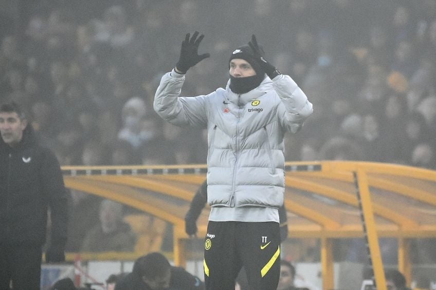 Thomas Tuchel entrenando al Chelsea