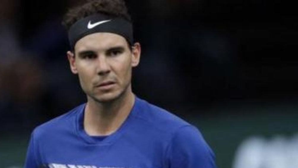 Nadal durante un partido