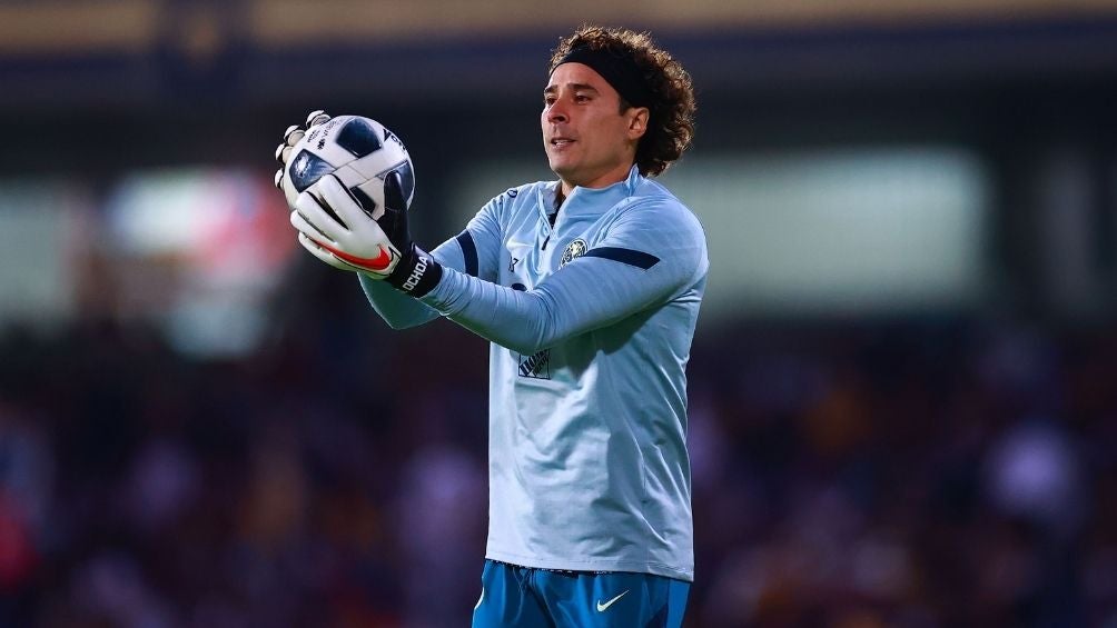 Ochoa in a match with America