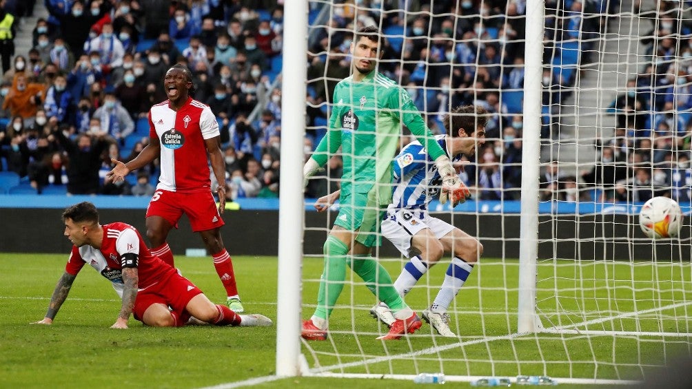 Gol anulado de la Real Sociedad frente al Celta de Vigo