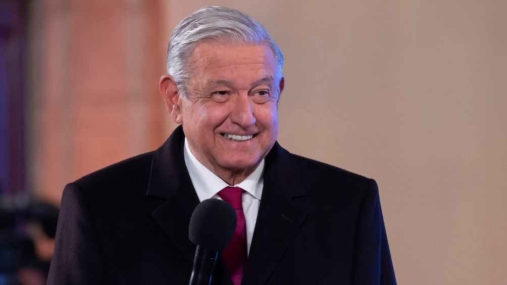 López Obrador durante su conferencia mañanera 