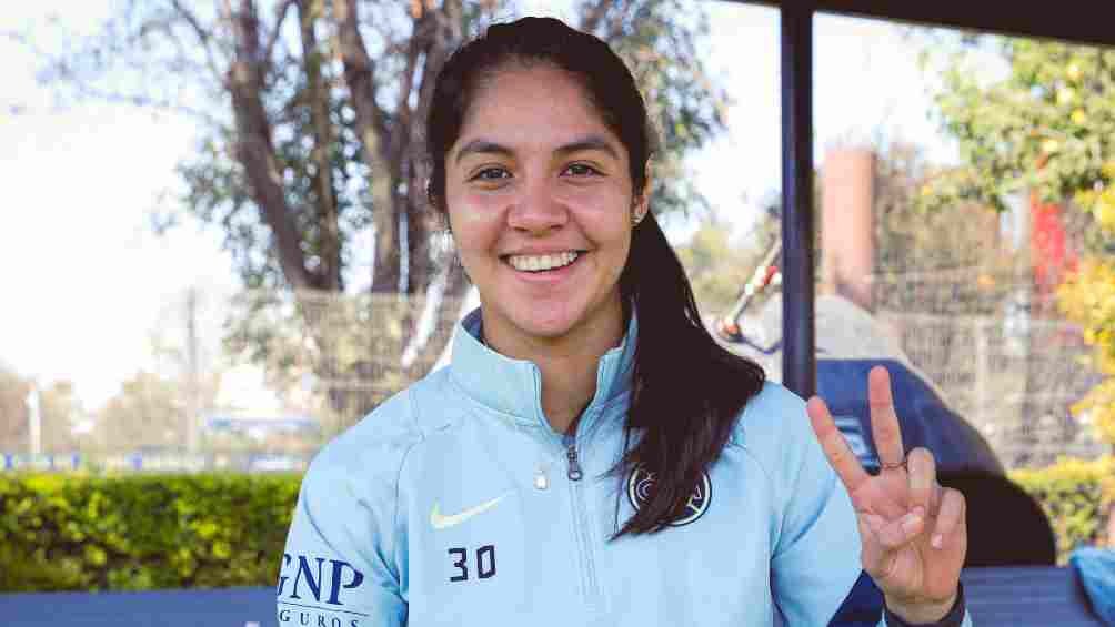 Alison González con los colores del América 