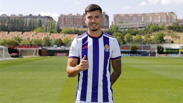 Javi Sánchez  con el Valladolid