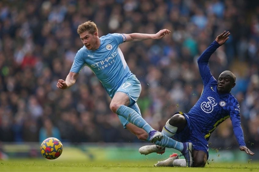 Kevin de Bruyne previo al gol