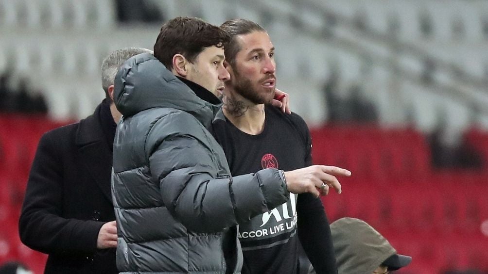 Ramos junto a Pochettino