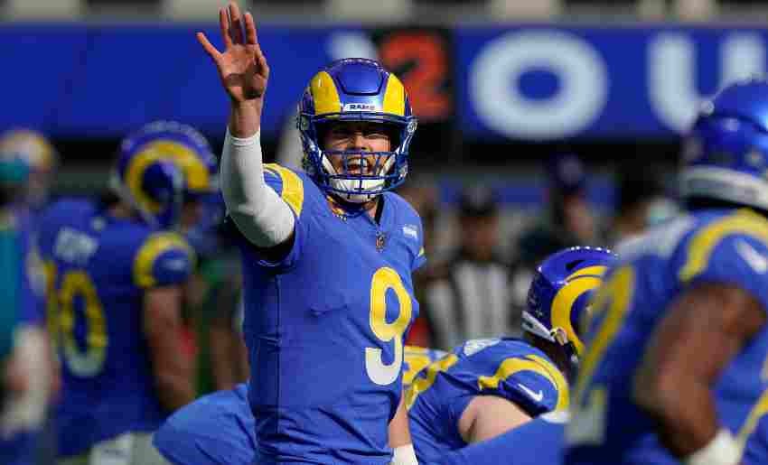 Stafford en un juego con Rams 