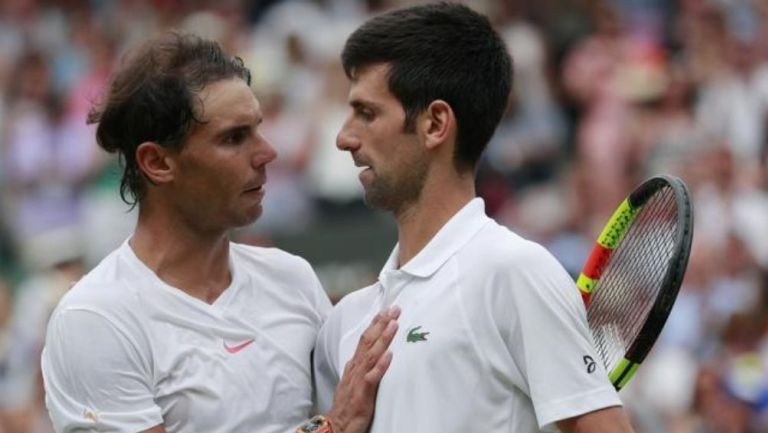 Nole junto a Nadal