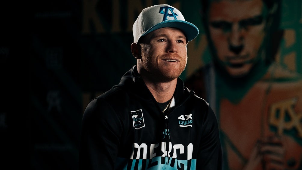 Saúl 'Canelo' Álvarez durante Media Day previo a pelea vs Saunders