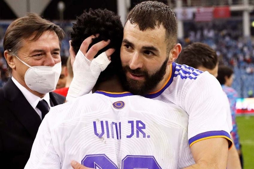 Karim Benzema tras la final de la Supercopa de España