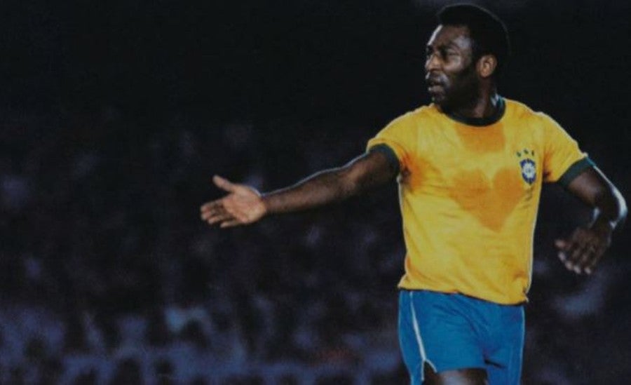 Pelé con la selección de Brasil