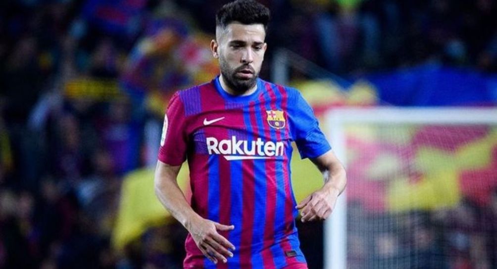 Jordi Alba durante un partido del Barcelona