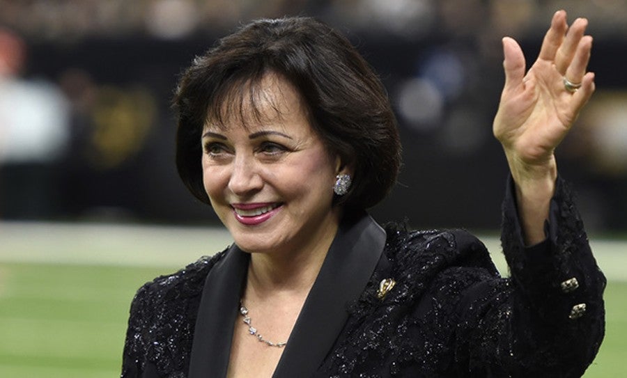 Gayle Benson, dueña de los Saints