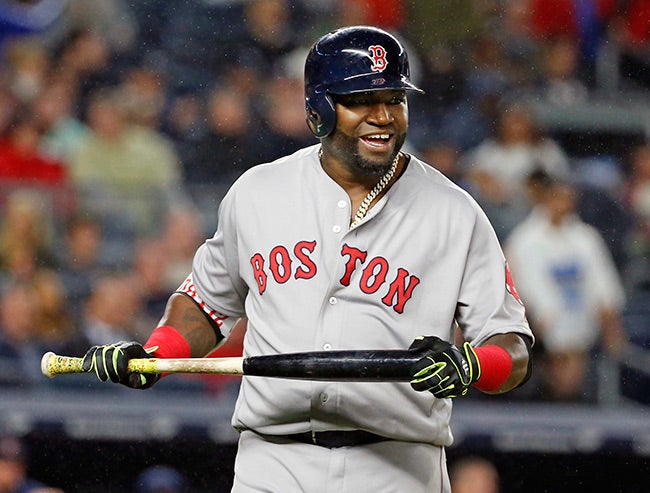 Ortiz, en un juego de Boston