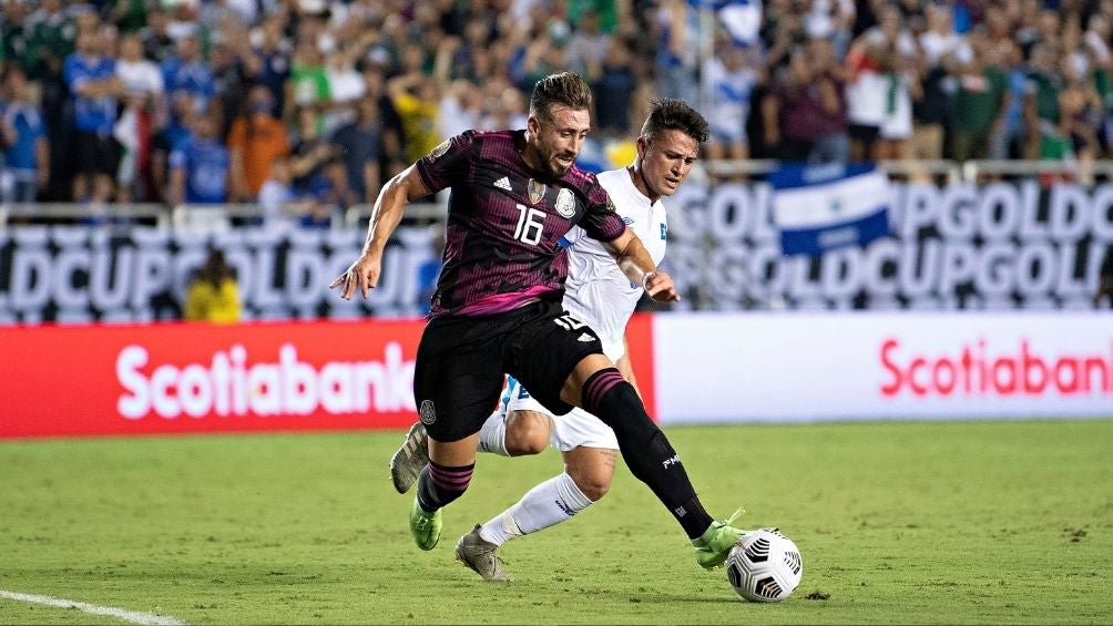 HH en un partido de la Selección 