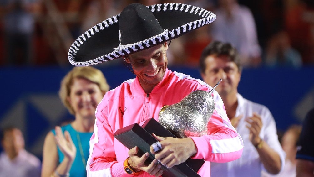 Rafael Nadal en el Abierto Mexicano de Tenis