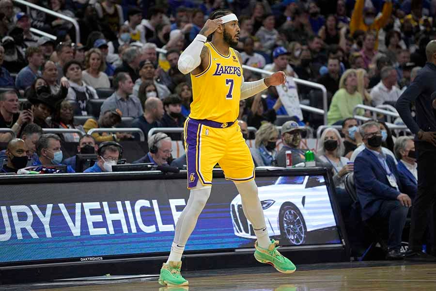 Carmelo Anthony, jugador de los Los Angeles Lakers 