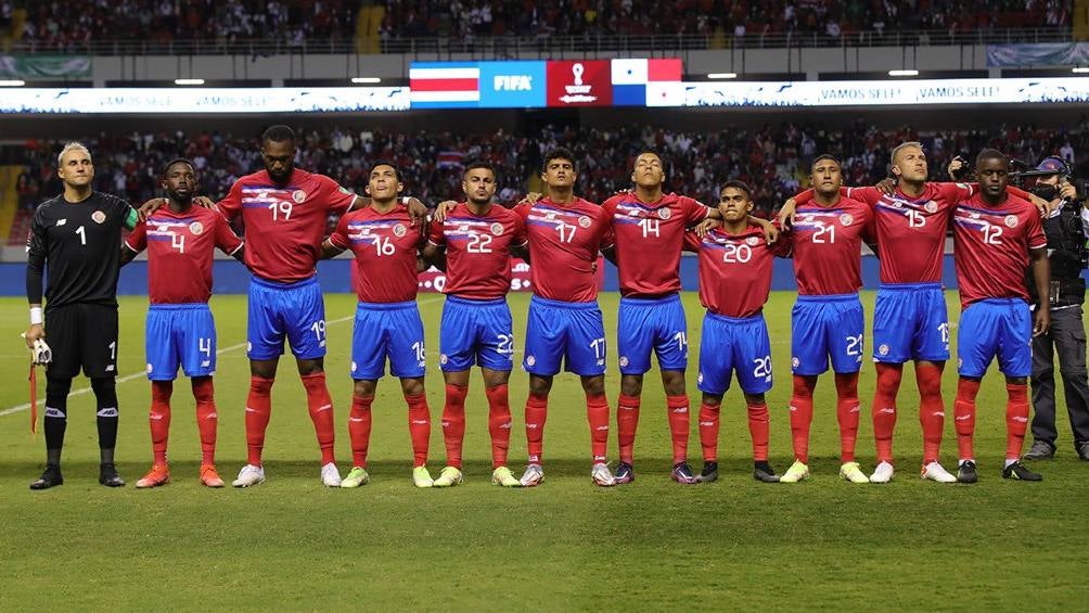 Selección de Costa Rica previo a partido frente a Panamá