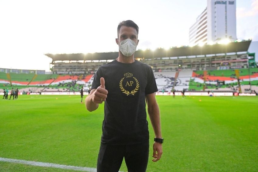 Gary Kagelmacher previo a un partido de León