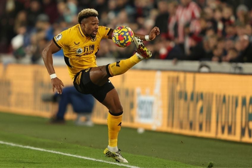 Adama Traoré durante un partido del Wolverhampton